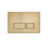 Product cut out image of Roper Rhodes Plaza Brushed Brass Dual Flush Push Plate - TR9036